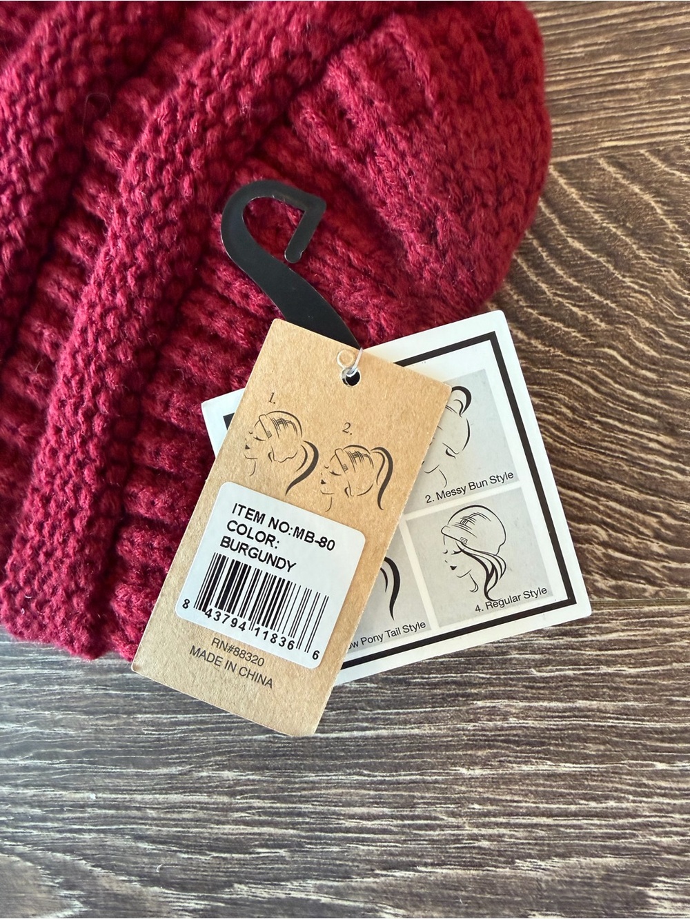 C.C Leopard Print Beanie - Picture 5 of 8